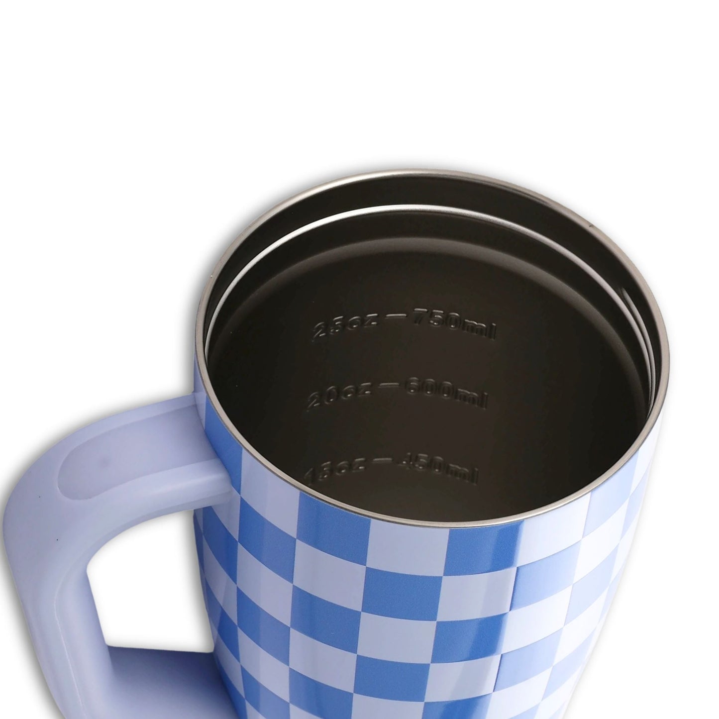 Ice Shaker Blue Checkers Legend Series Shaker Tumbler