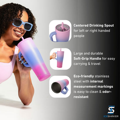 Ice Shaker Periwinkle Haze Legend Series Shaker Tumblers