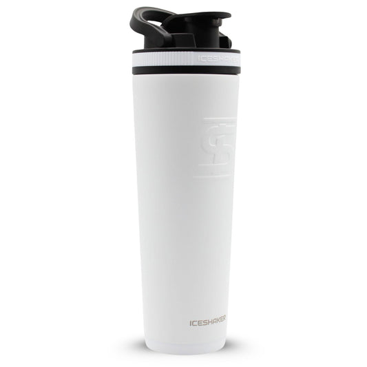 CUSTOM Sports Logo 32oz Ice Shaker - White