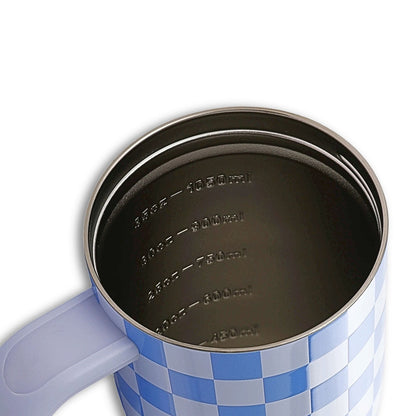 Ice Shaker Blue Checkers Legend Series Shaker Tumbler