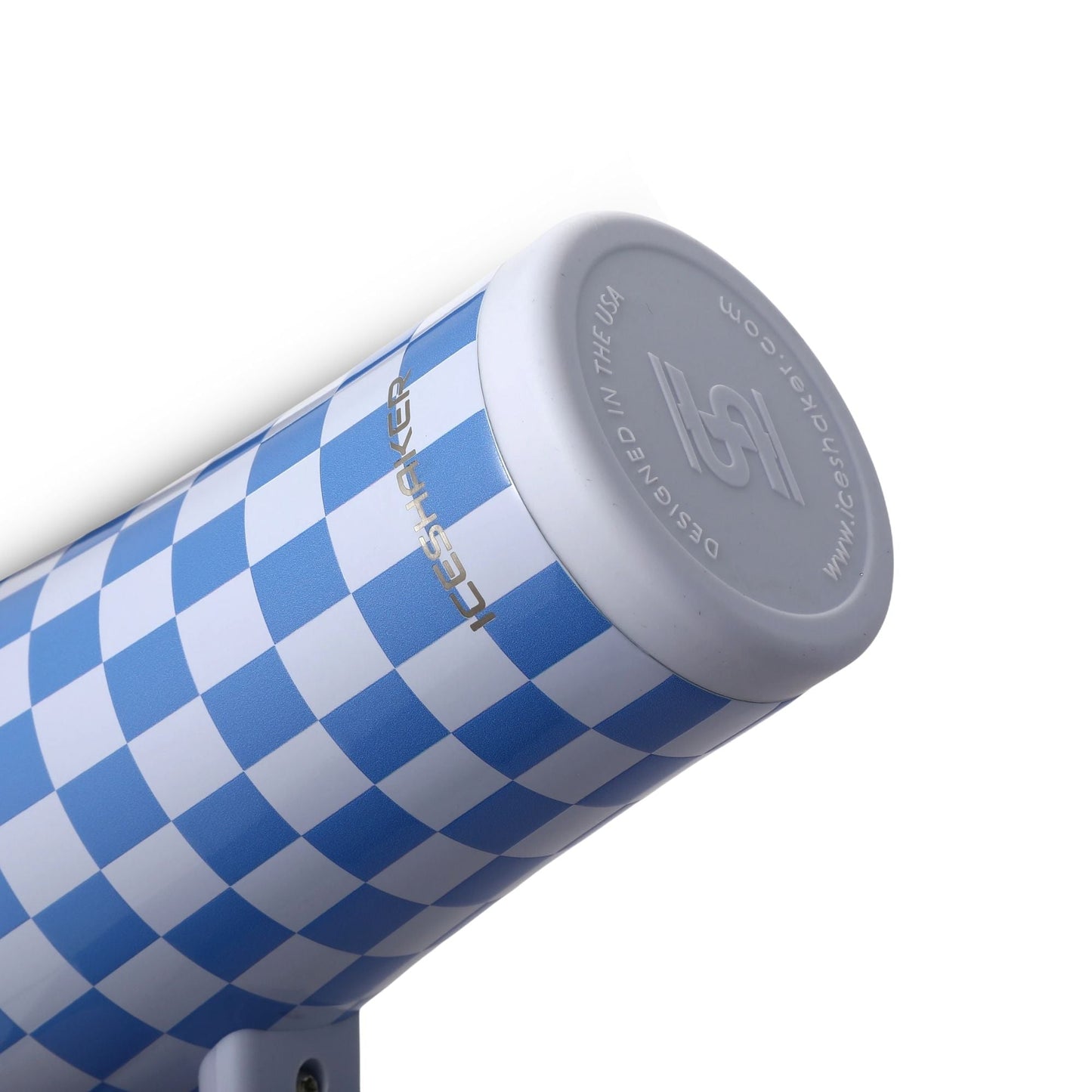Ice Shaker Blue Checkers Legend Series Shaker Tumbler