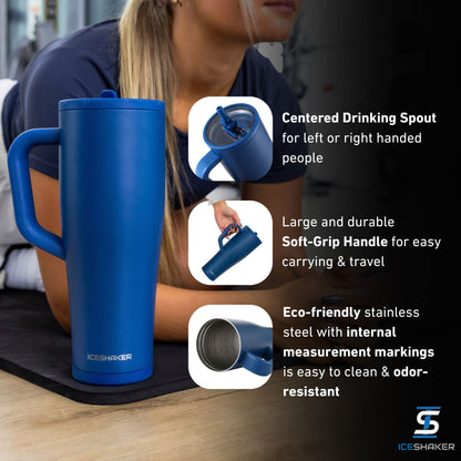32oz Legend Series Shaker Bottle - Navy