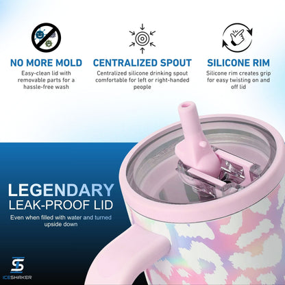 Ice Shaker Unicorn Leopard Legend Series Shaker Tumblers