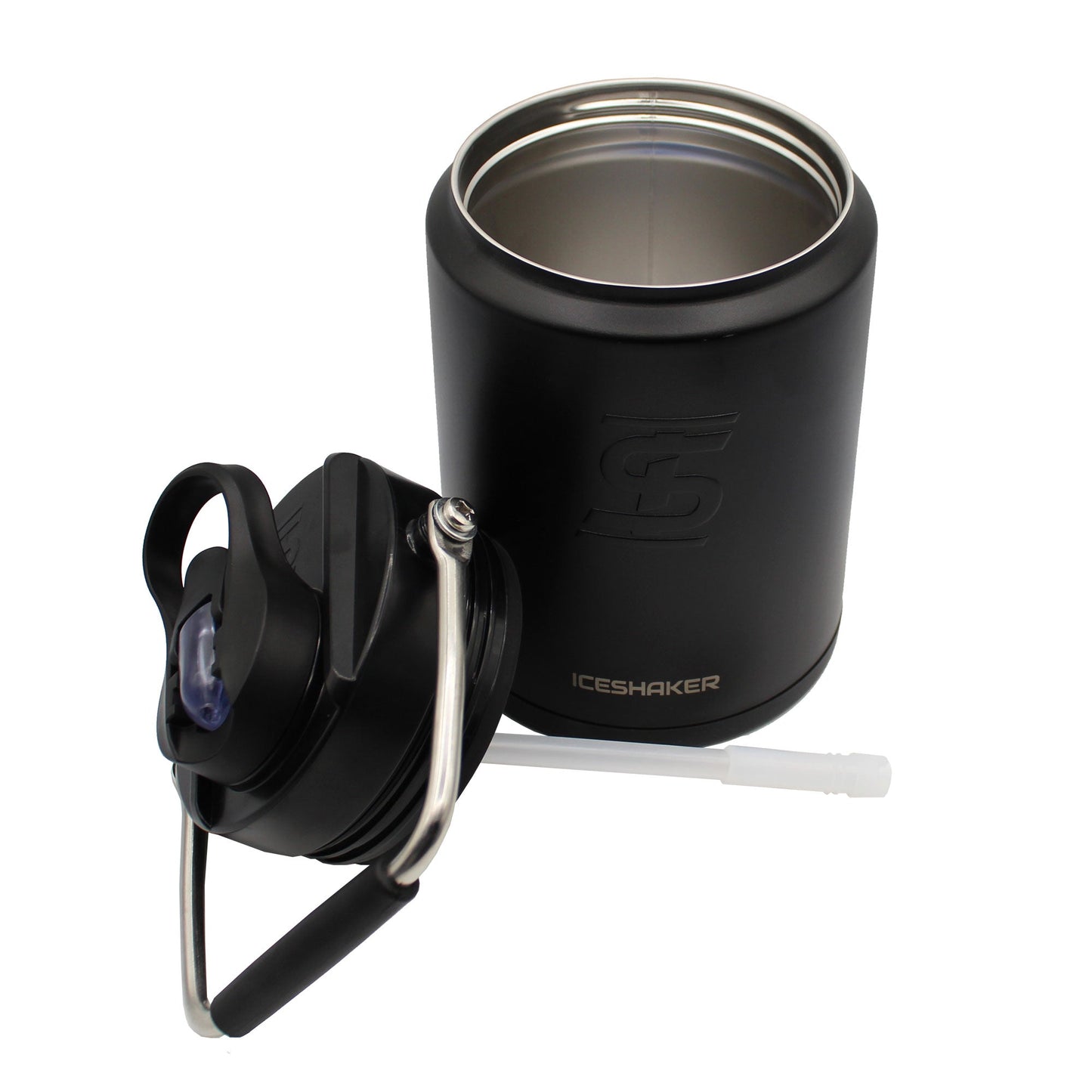 Half Gallon Jug with Silicone Base - Black
