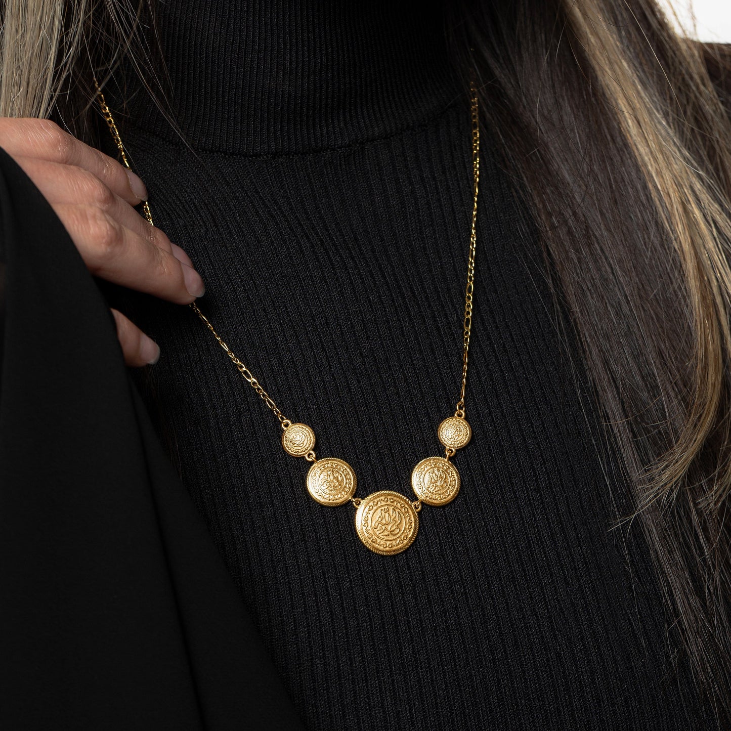 Alhamdulillah Coin Necklace