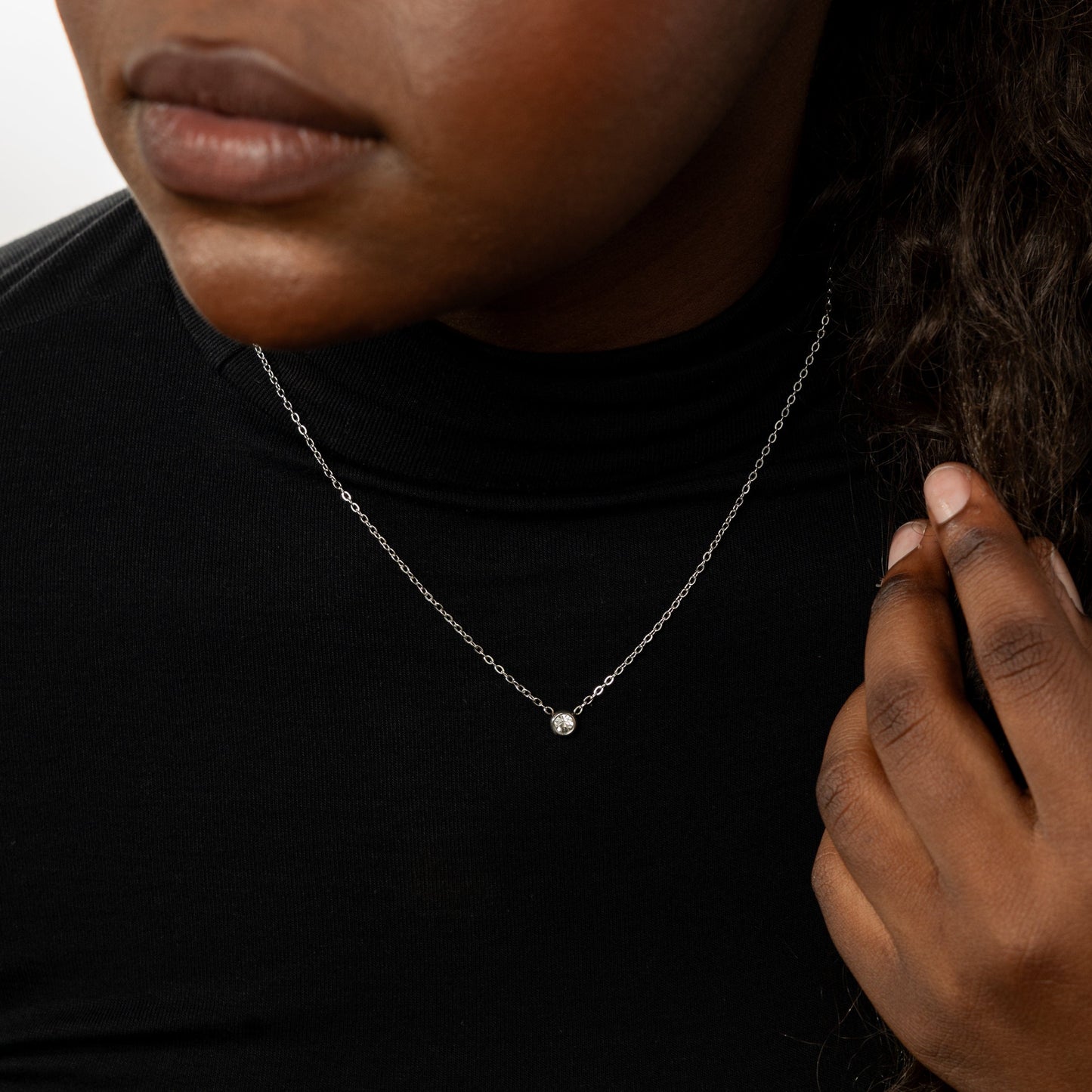 Bezel Necklace