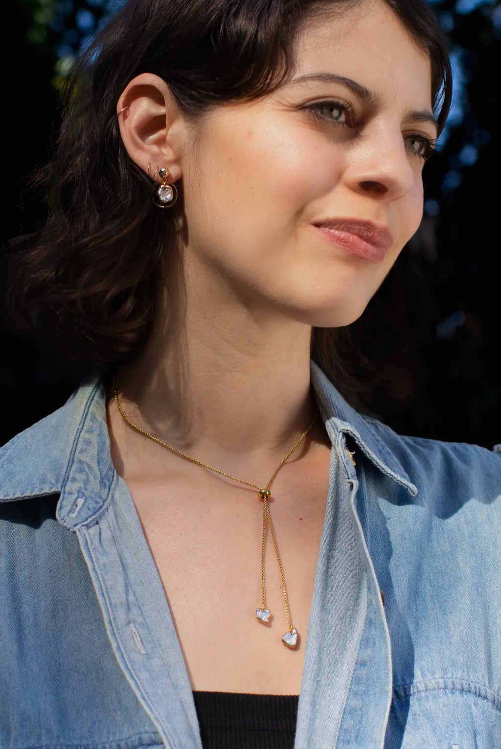 pearl of the party bolo necklace