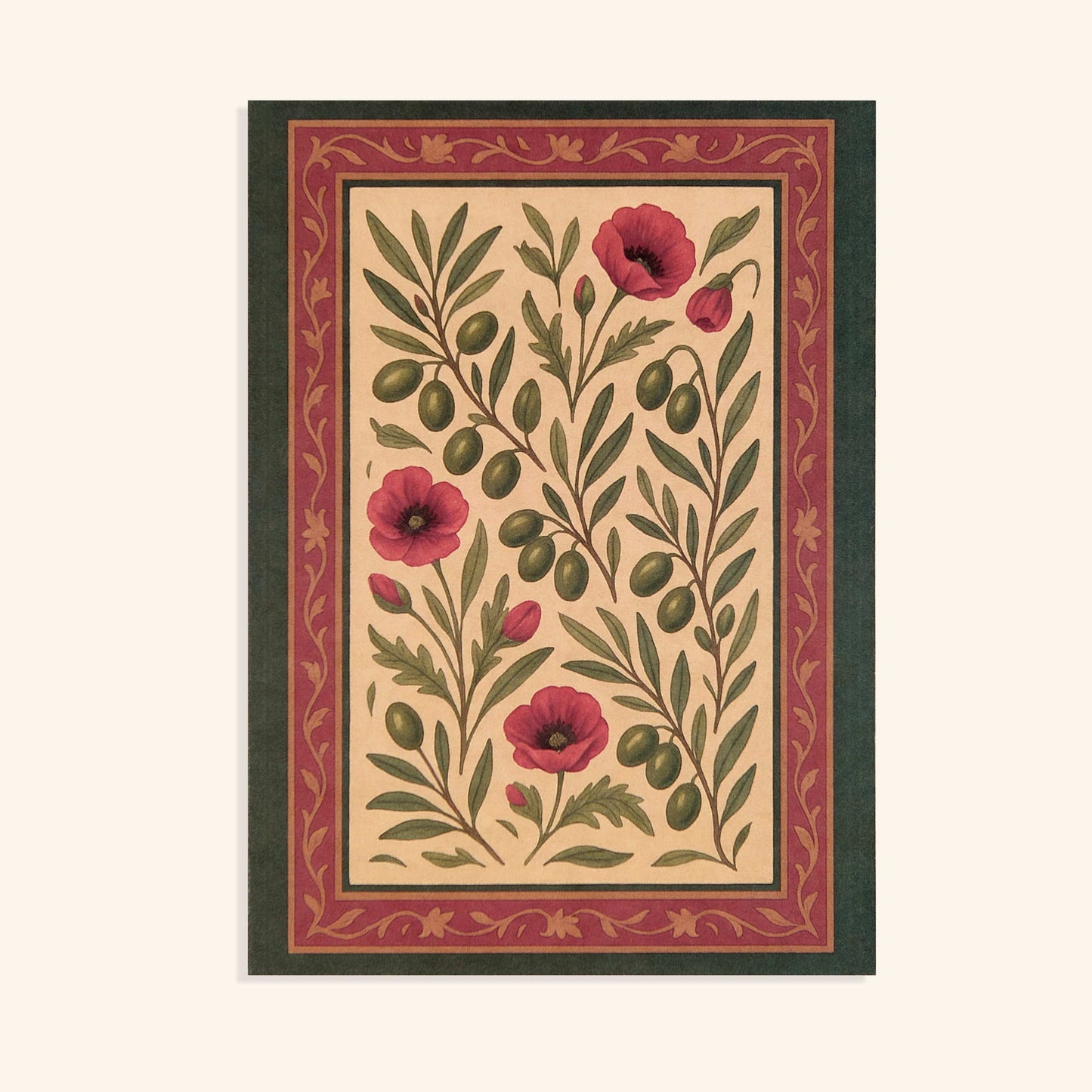 Palestinian Blooms Greeting Card