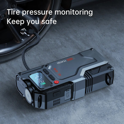 Portable Car Jump Starter with Air Compressor 16800mAh