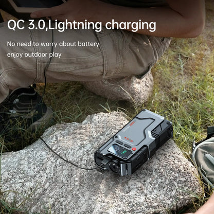 Portable Car Jump Starter with Air Compressor 16800mAh