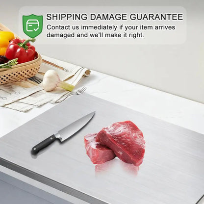 Stainless Steel Non-Slip Kitchen Cutting Board