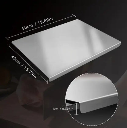 Stainless Steel Non-Slip Kitchen Cutting Board