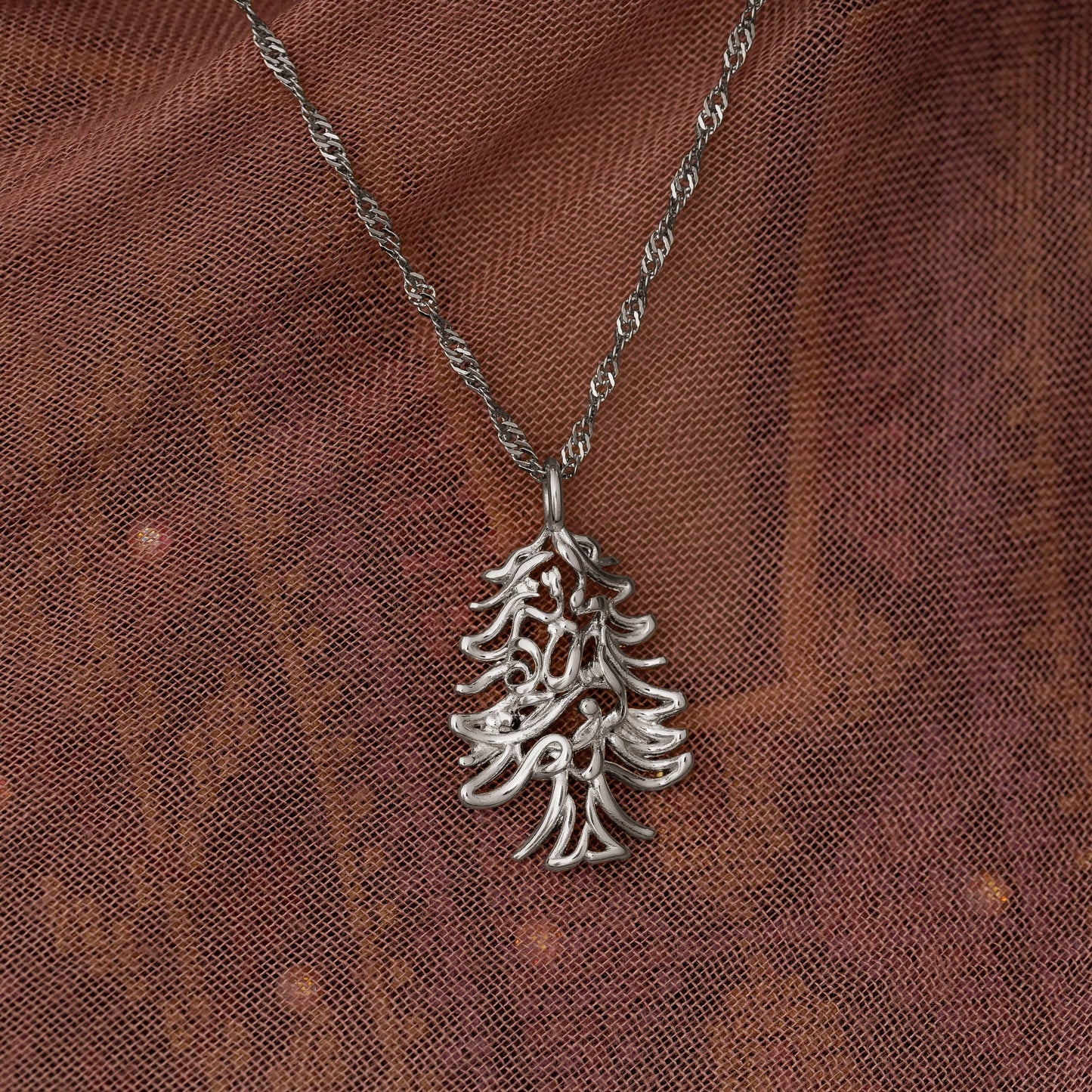 "Freedom is the Soul" Lebanon Cedar Necklace | Women