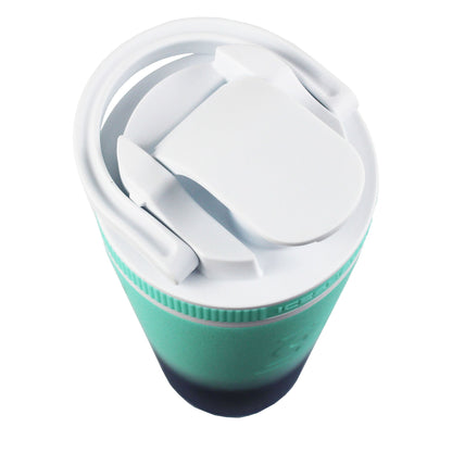 26oz Shaker Lid - White Lid with Mint Band