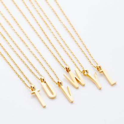 English Letter Necklace