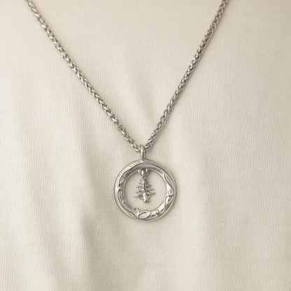 "Love of the Homeland" Lebanon Cedar Necklace | Men