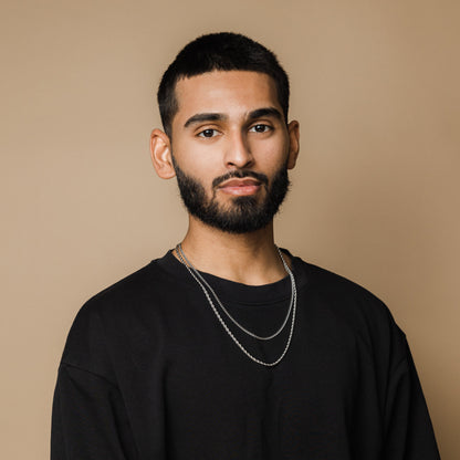 Curb + Rope Chain Stack | Men