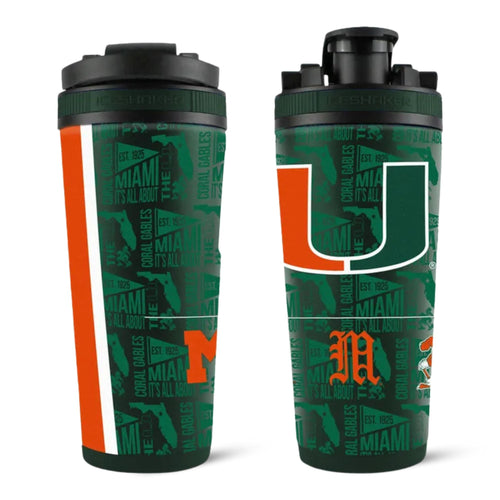 Officially Licensed Miami Hurricanes 4D Ice Shaker