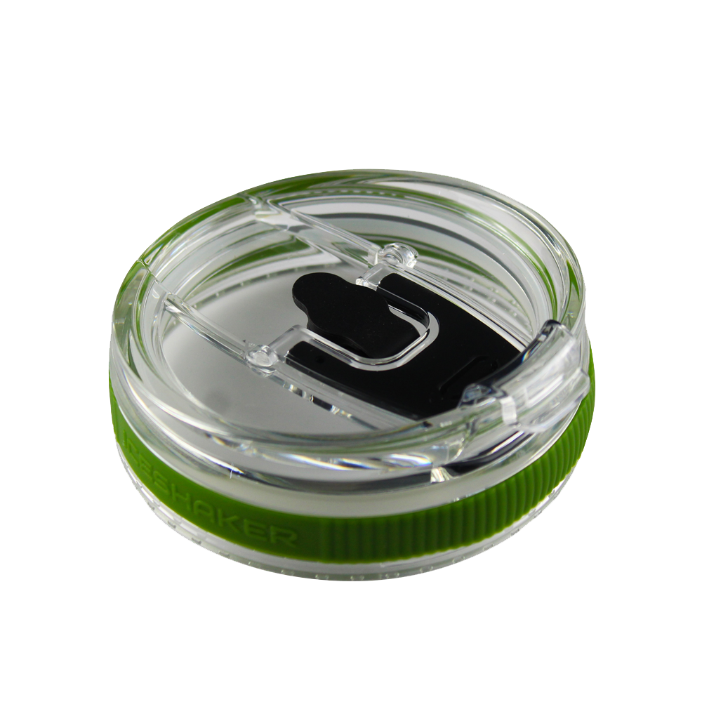 26oz Flex Lid with Straw - Green Band