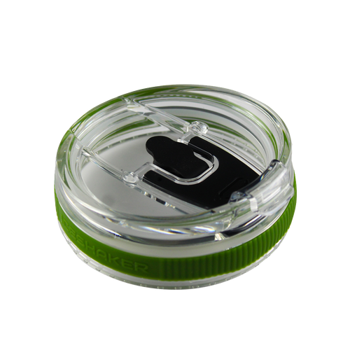 26oz Flex Lid with Straw - Green Band