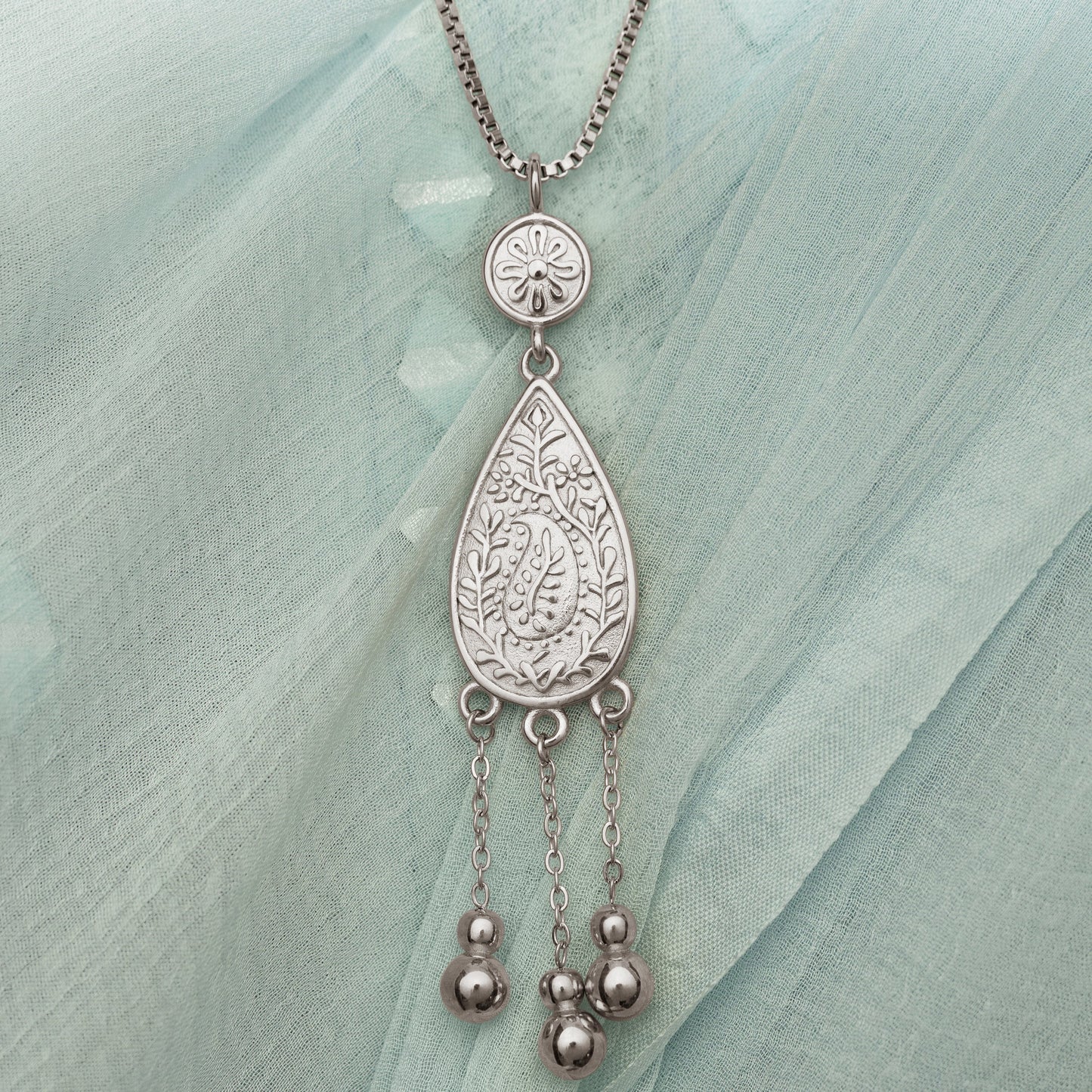 Raining Paisley Necklace