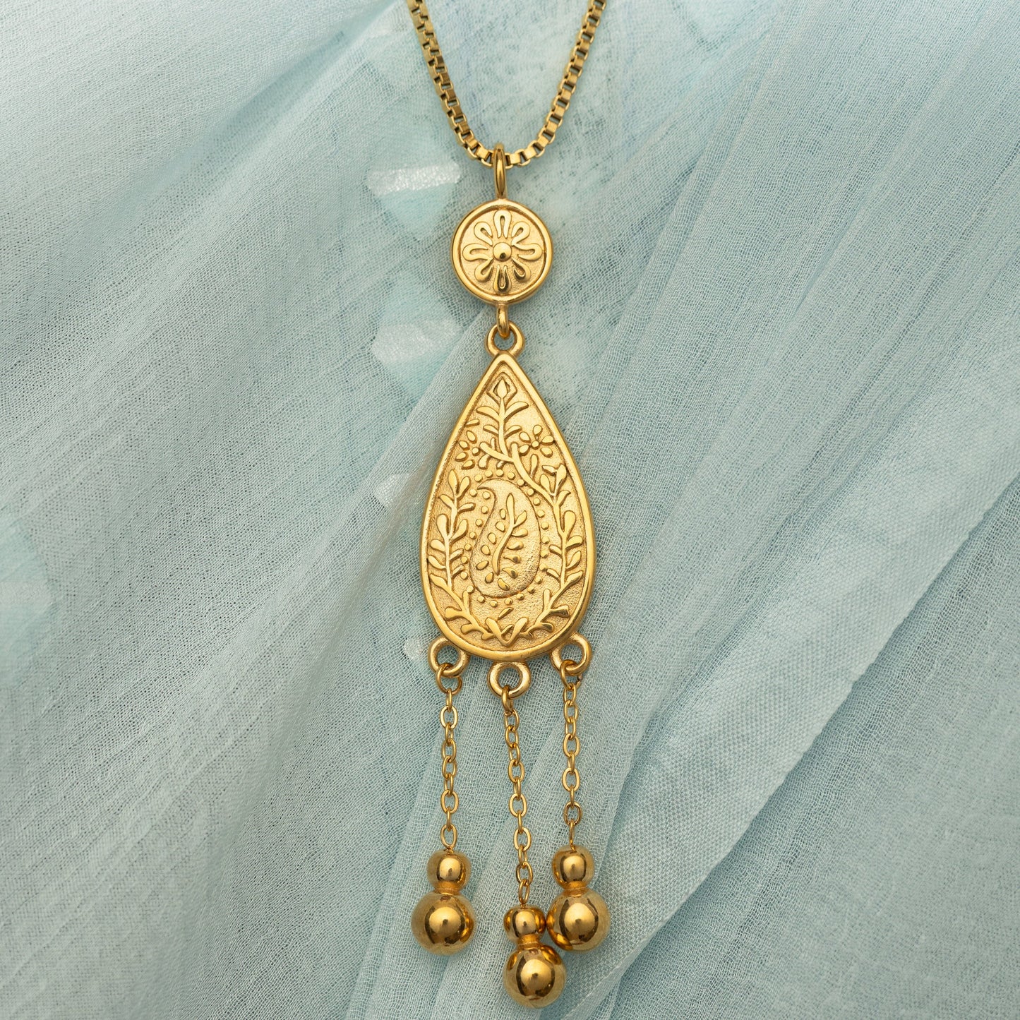 Raining Paisley Necklace