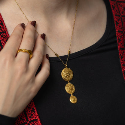 Sabr | Patience Coin Necklace