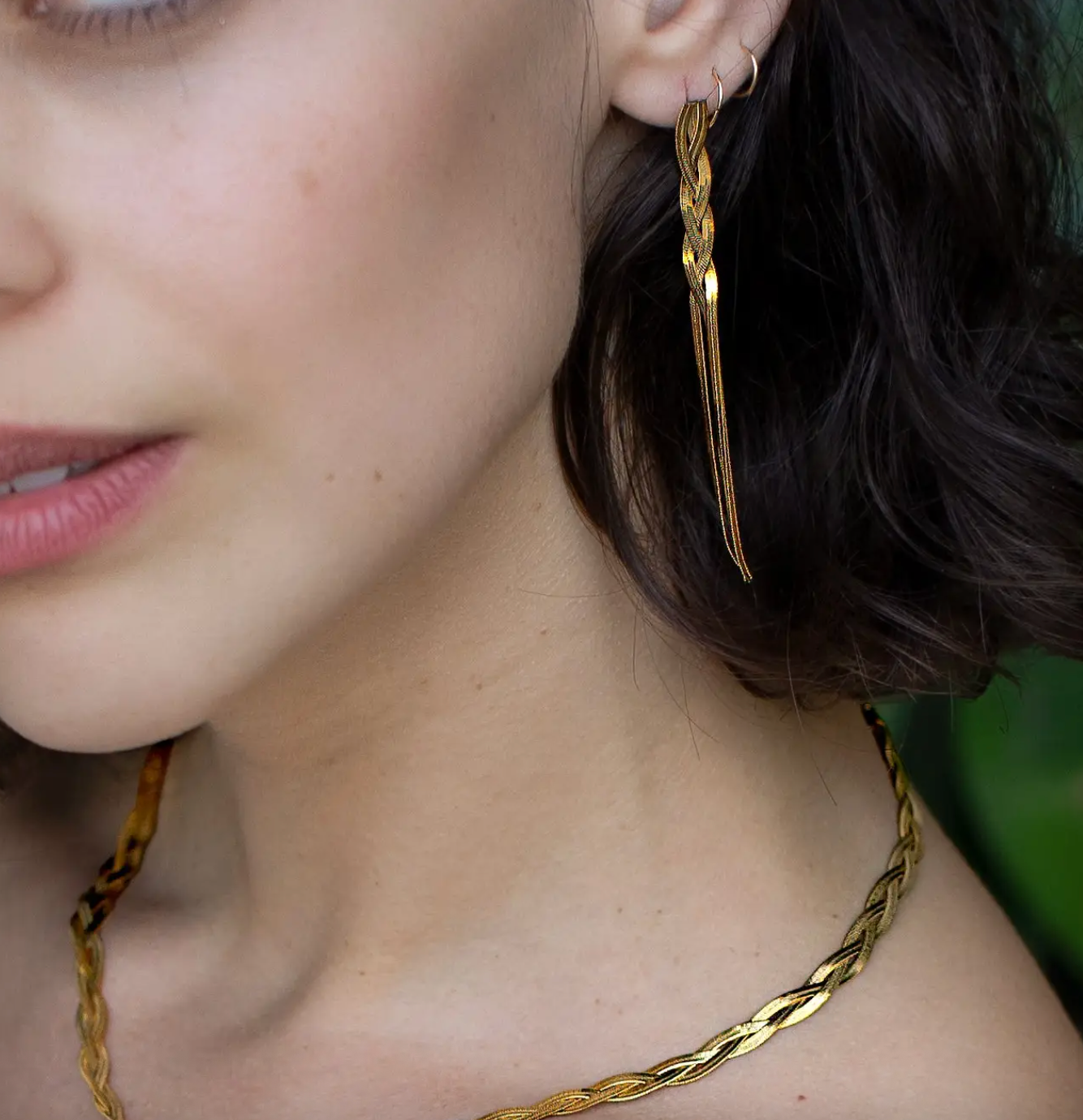 loom dangle earring