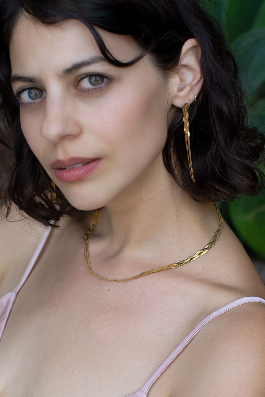 loom dangle earring