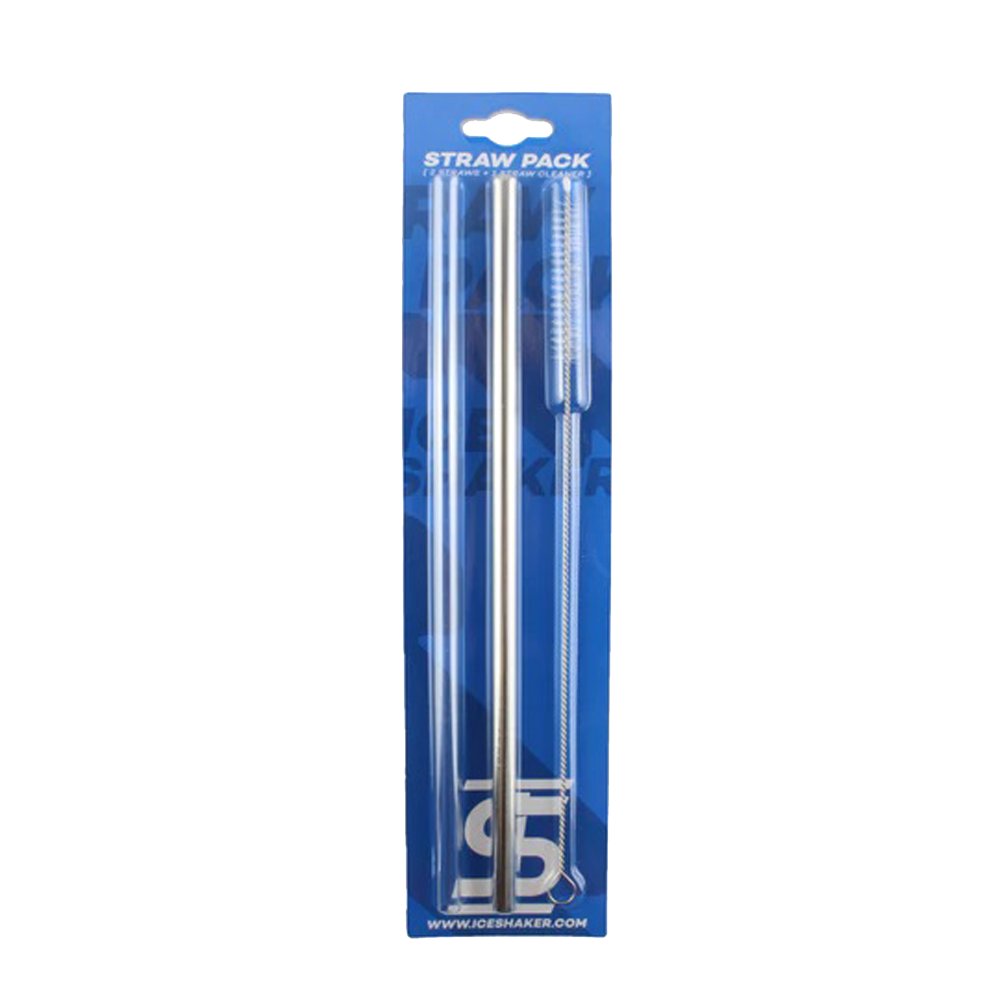 Steel + Tritan Straw & Brush Pack