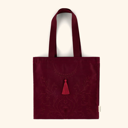 Mehndi Floral Tote
