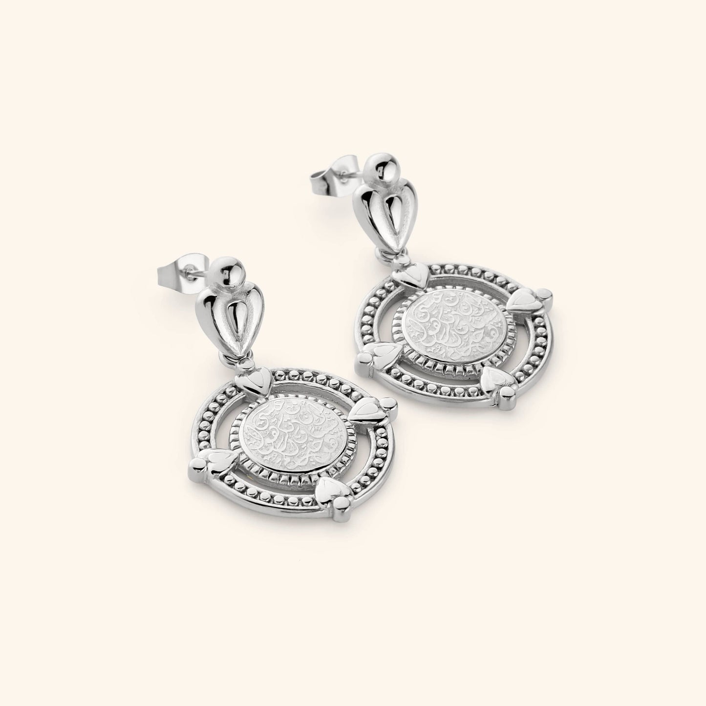 "Perhaps you dislike what's good for you" Coin Earrings