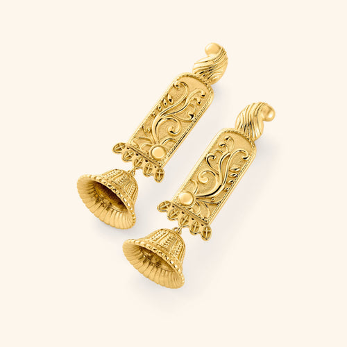 Jhumka Paisley Earrings