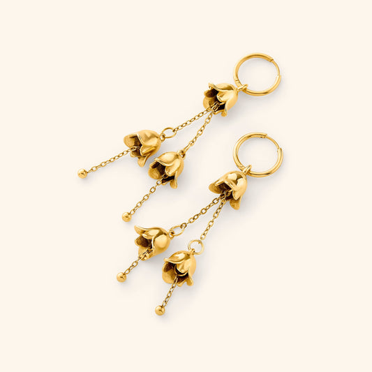 Raining Tulip Hoops