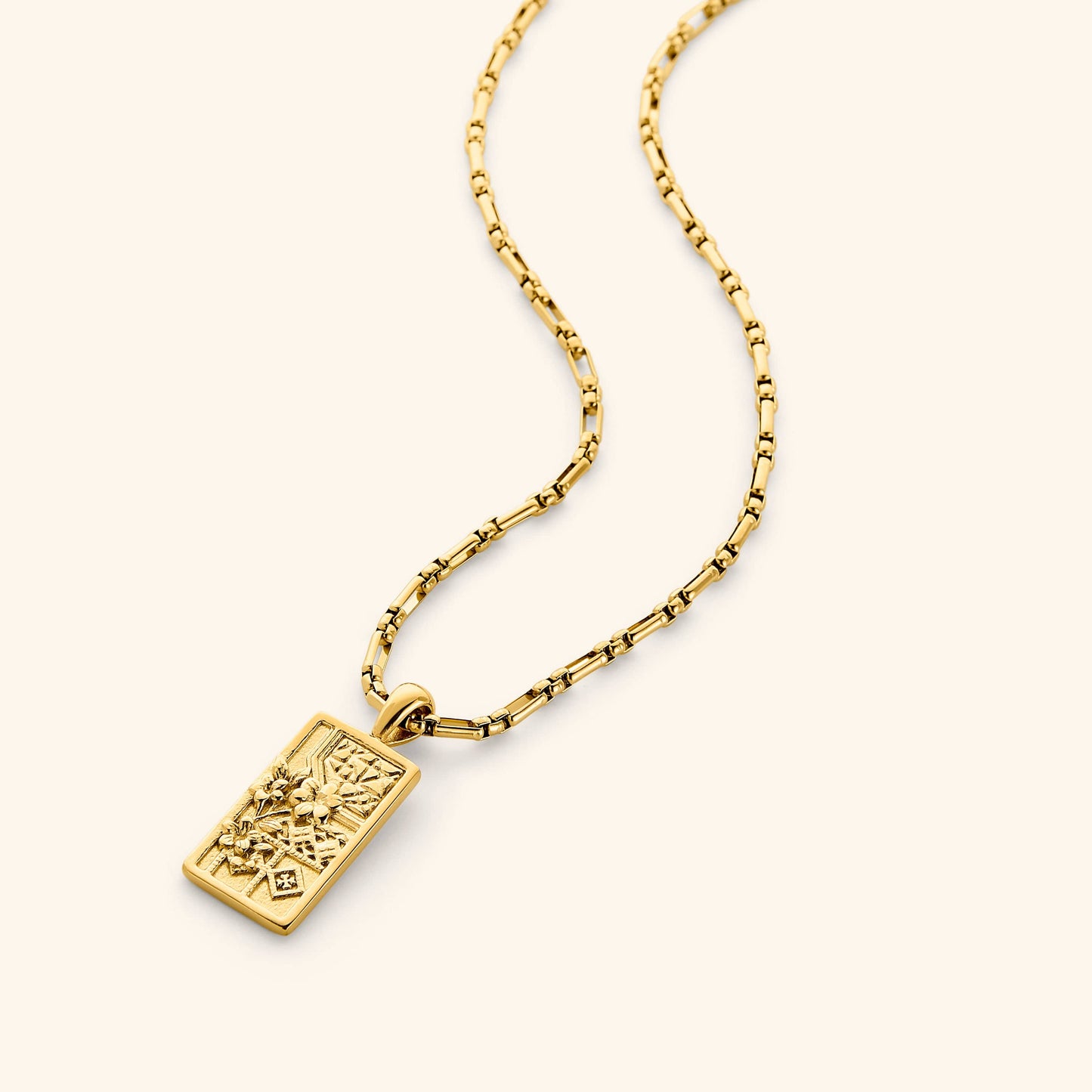 Damascus Jasmine Mosaic Necklace