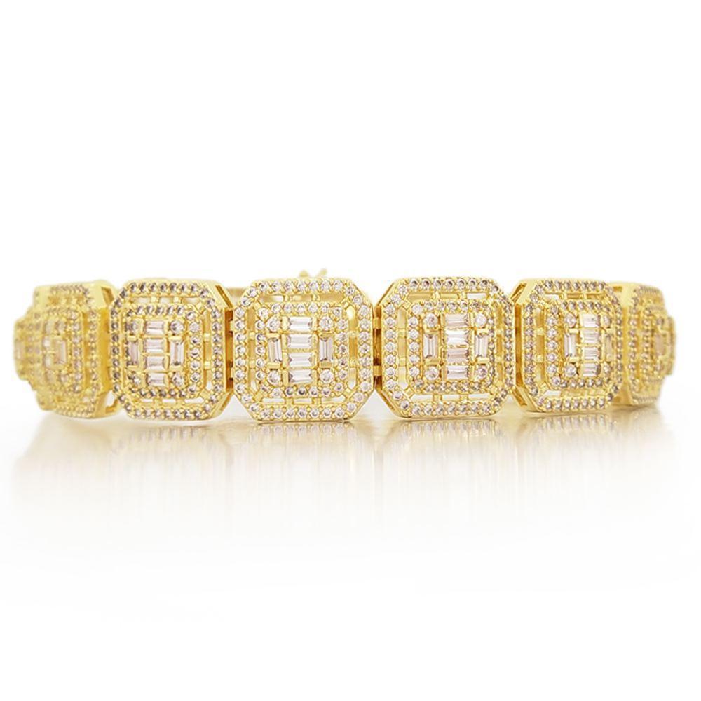 Exotic Baguette Ice CZ Iced Out Chain