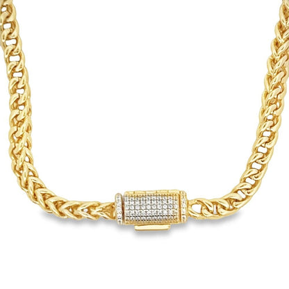 Franco VVS Moissanite Bracelet Steel / .925 Silver